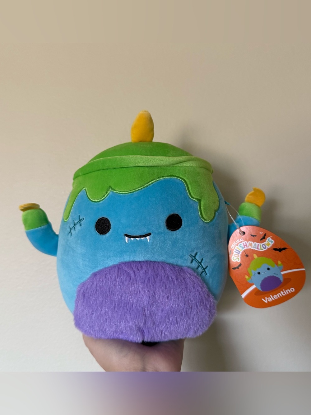 NWT 8” Valentino the Candle Stick Squishmallow